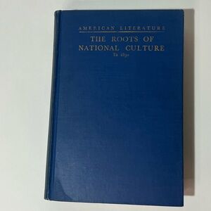VTG Book 1933 The Roots of National Culture: American Literature to 1830